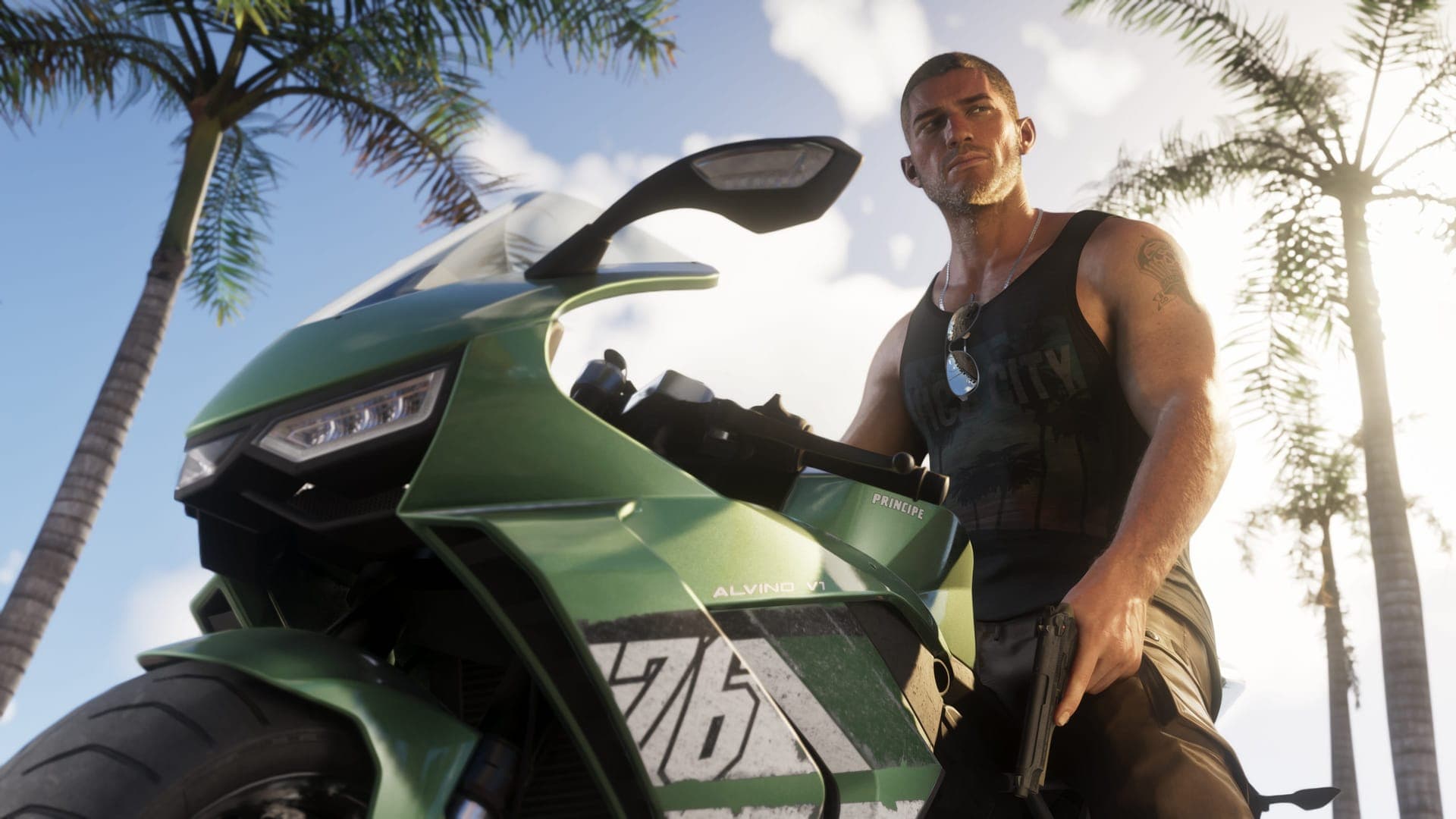 Jason Duval portrait from the GTA VI press kit