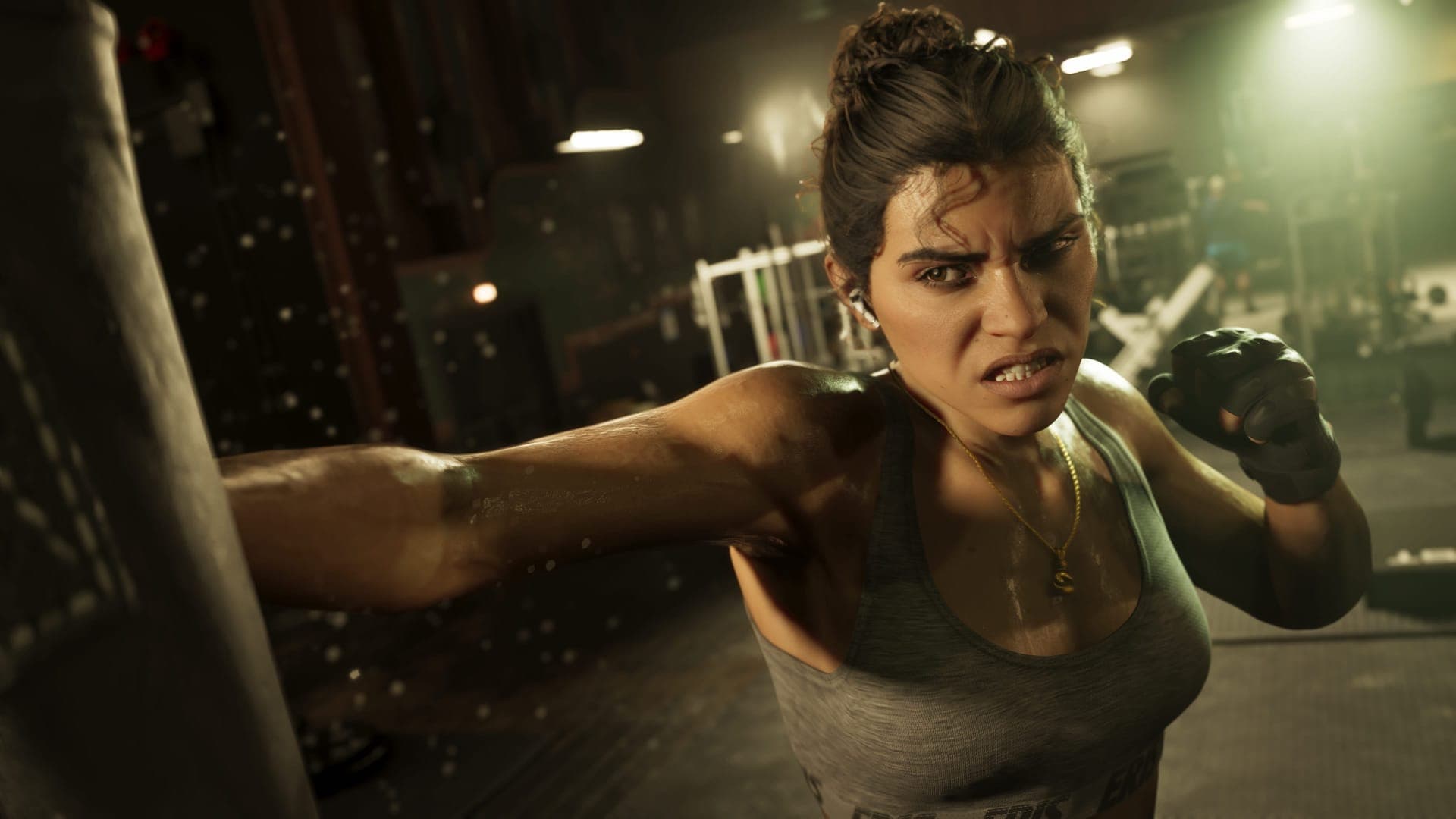 Lucia Caminos portrait from the GTA VI press kit